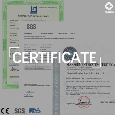 HUADING Euro Durable 4 Way Entry Racking Grid Plastic Pallet for Heavy Duty Logistics