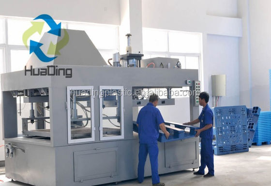 Blue Heavy-Duty Double-Faced Plastic Pallet 1500*1500mm for Heavy-Duty Applications