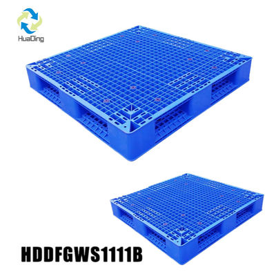 Double Face Plastic Pallet Size 1100*1100mm Dynamic Load 1T for Stackable Storage