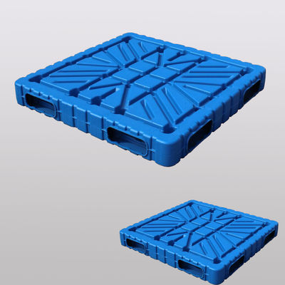 Double Faced HDPE Plastic Pallet for Stacking HUADING Blow Molding 6T Static Load