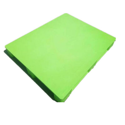 1500kg Dynamic Load Industry Pallet HUADING ISO 9001/14001 Single Face Steel Reinforced EU HDPE Plastic Pallet