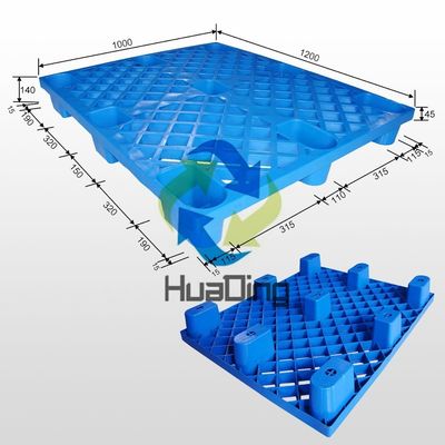 9-Foot HDPE Plastic Pallet for Easy and Safe Handling in Industrial Environments