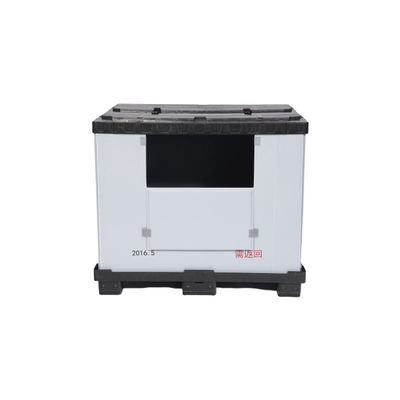 Collapsible Advantage Customizable HDPE Foldable Storage Plastic Pallet Box for Auto Parts