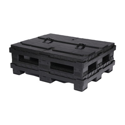 Collapsible Advantage Customizable HDPE Foldable Storage Plastic Pallet Box for Auto Parts