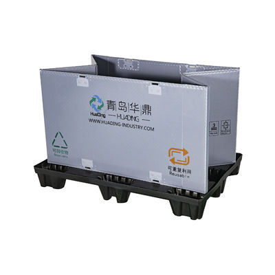 Custom Automotive Packaging by HUADING Heavy Duty Plastic Injection Molding Pallet Box